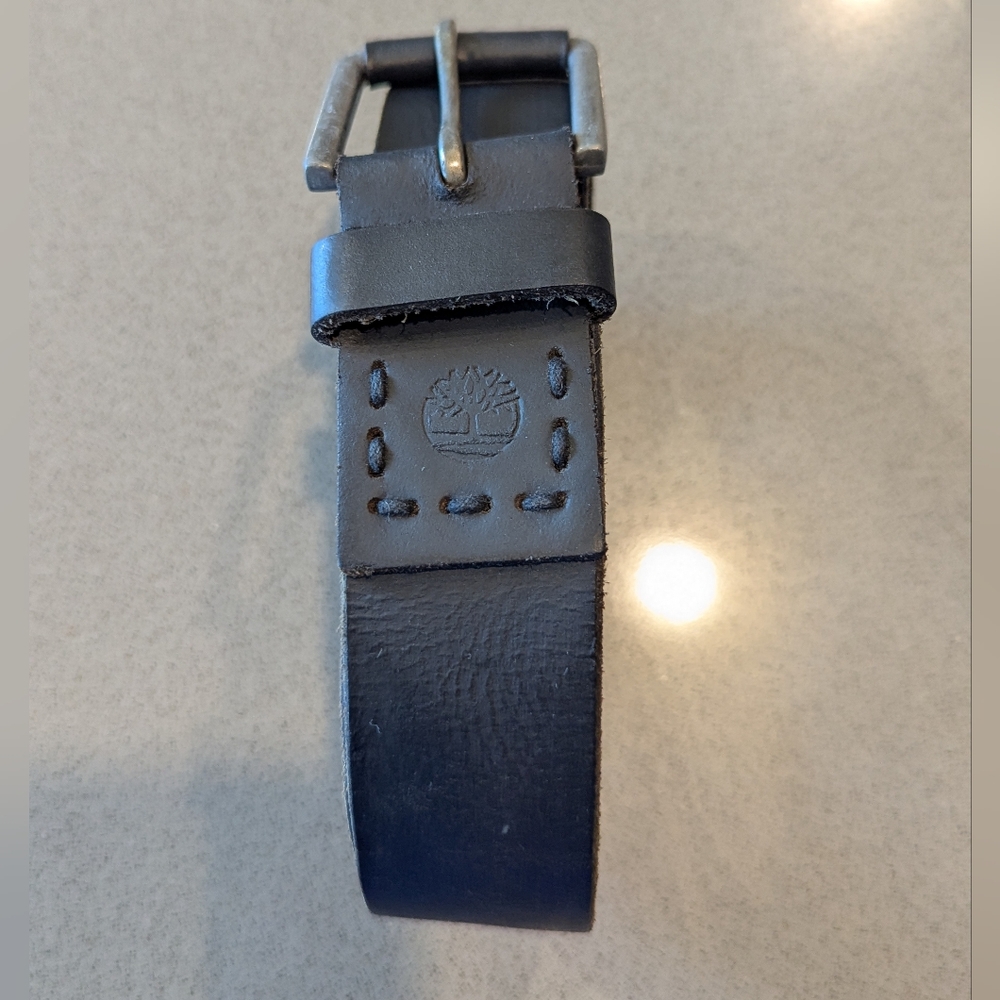 Timberland Men's Black Leather Belt